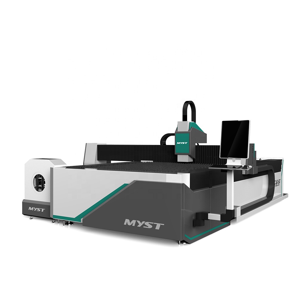เครื่องตัดเลเซอร์ซีเอ็นซีไฟเบอร์ออฟติกส์ 4 แกน ตัดท่อได้ MFA1530 2000W Fiber Optic CNC Laser plate and tube cutting