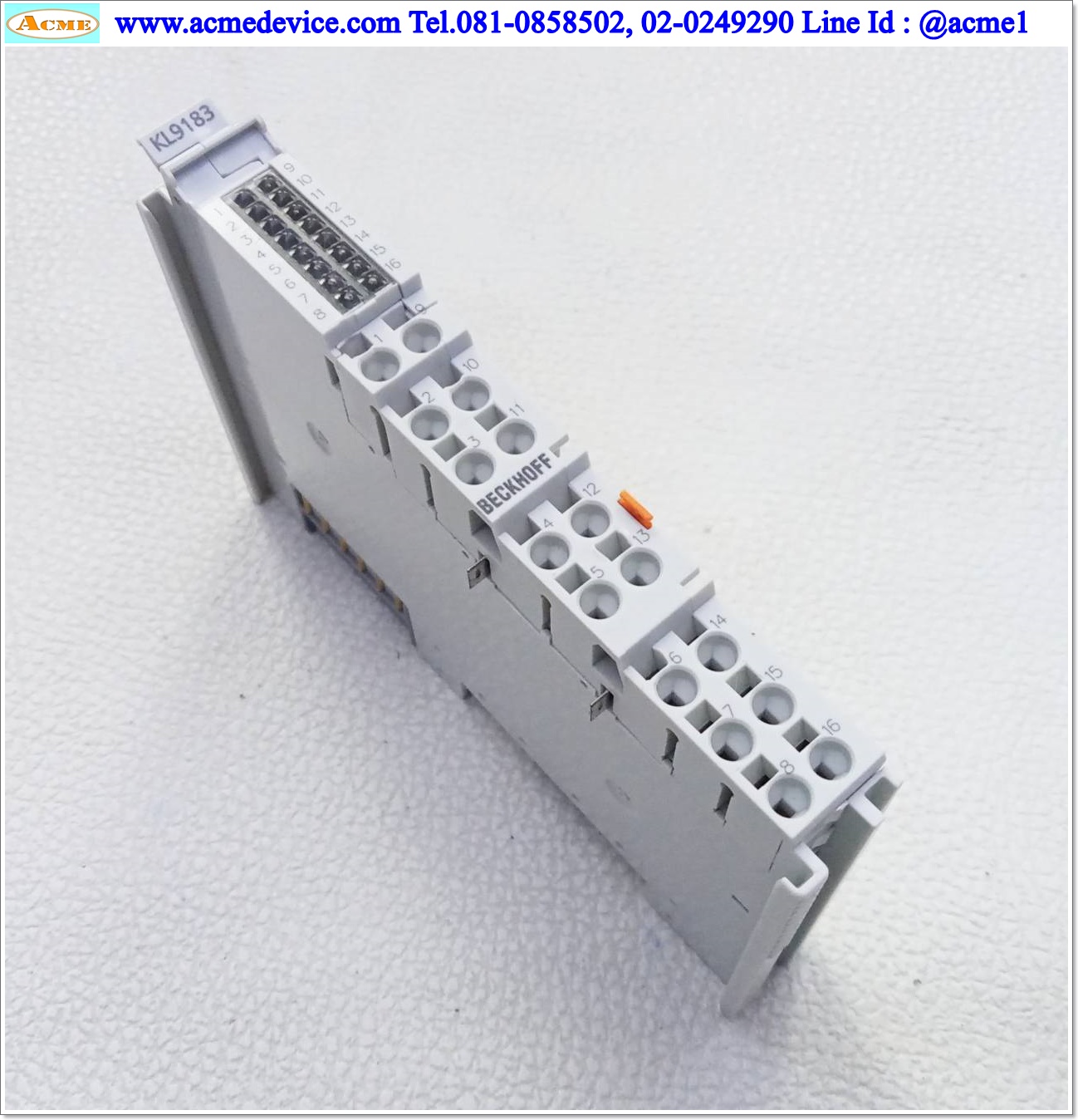 PLC Beckhoff รุ่น KL9183, Potential connection 1x16