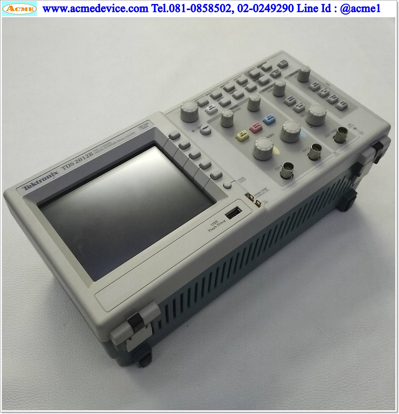 Oscilloscope Tektronix รุ่น TDS2012B, 100MHz, 2 Channels, 1 GS/s