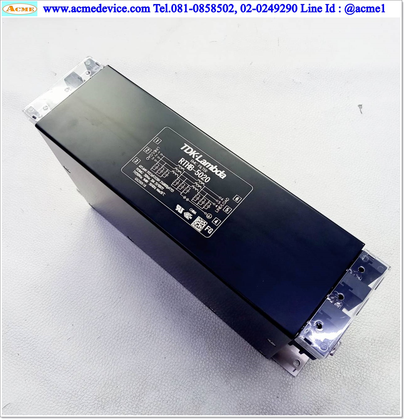 Noise Filter TDK รุ่น RTHB-5020, 3PH, 500V, 20A