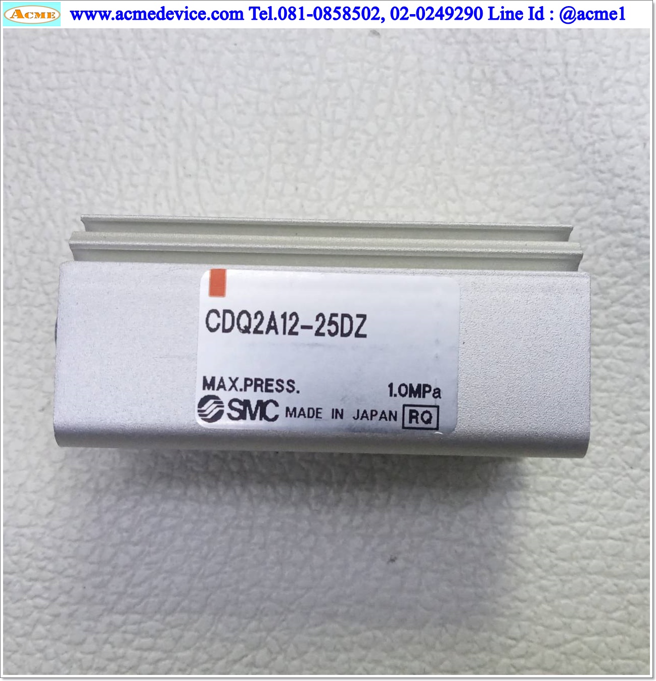 Air Cylinder SMC รุ่น CDQ2A12-25DZ, Bore 12 mm., Stroke 25 mm.