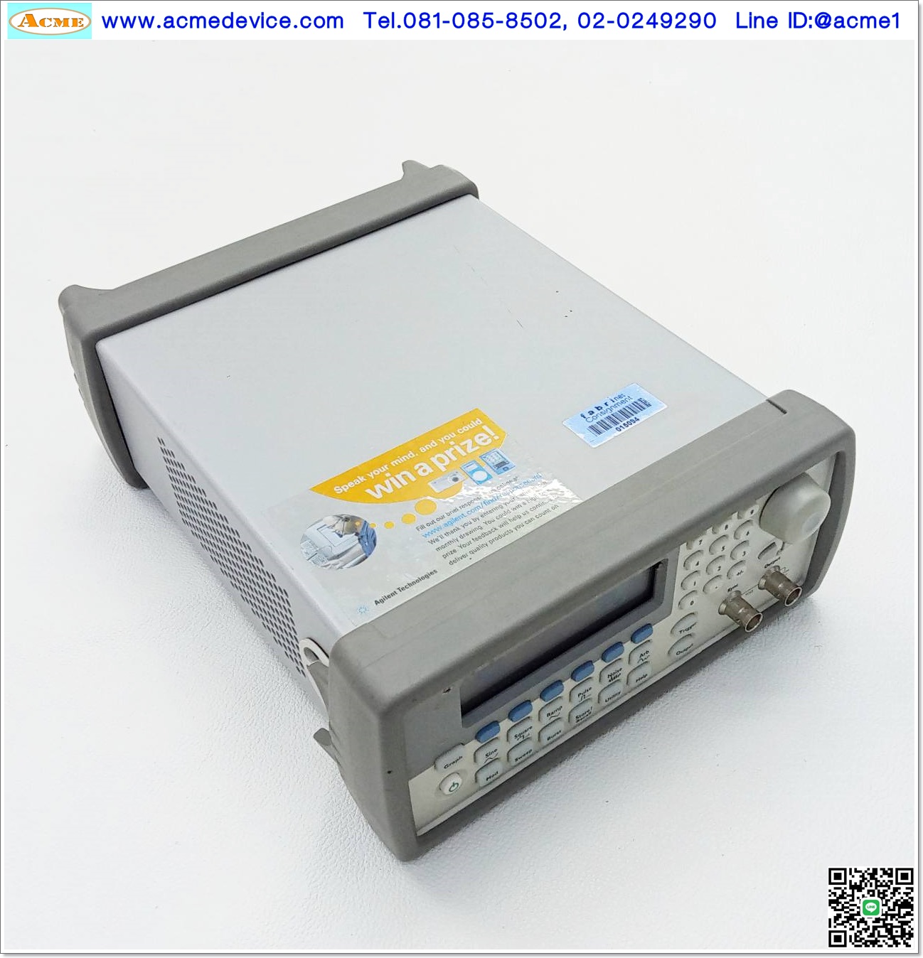 Function Generator Agilent รุ่น 33220A, Sine, Square, Ramp, Triangle, Pulse, Noise, DC