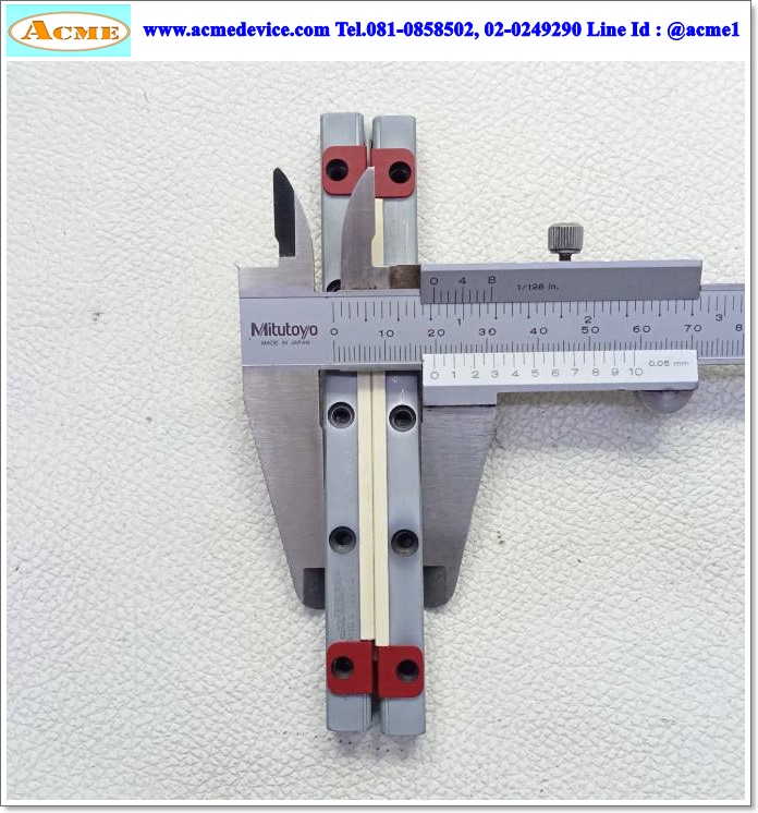 Cross Roller Guide Schneeberger รุ่น RNG 4 125 KS DU, รางสไลด์ขนาด 19 mm. x 125 mm., Stroke 80 mm.