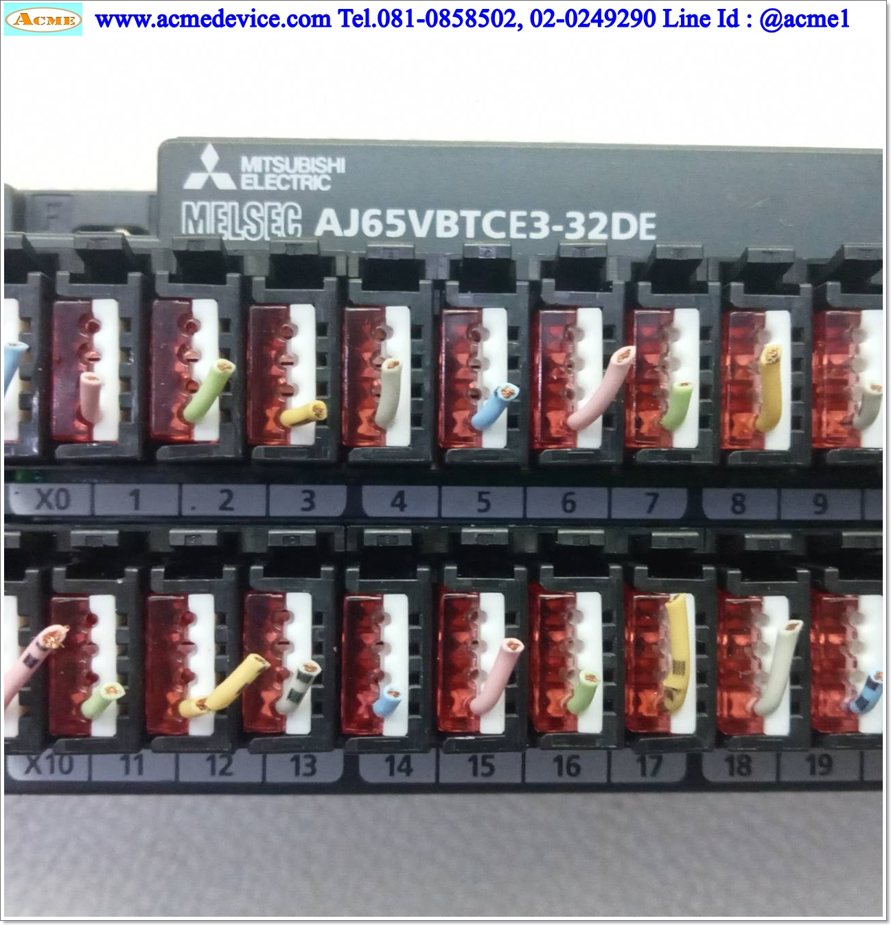 CC-Link Mitsubishi รุ่น AJ65VBTCE3-32DE, Input Unit