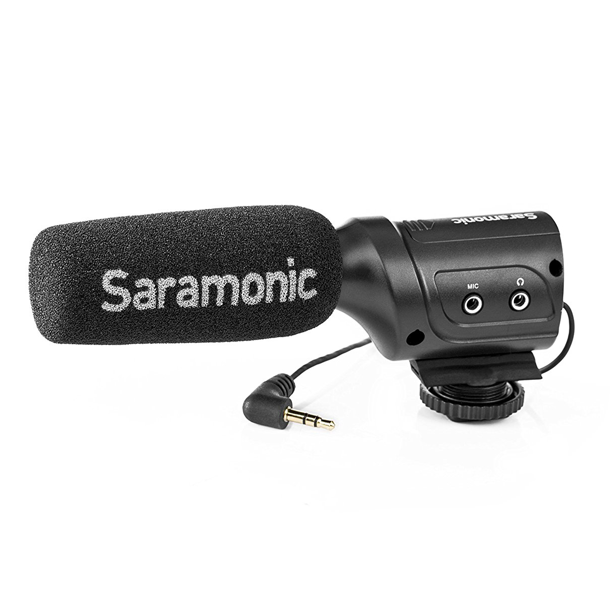Saramonic SR-M3 Mini Directional Condenser Microphone with Integrated Shockmount