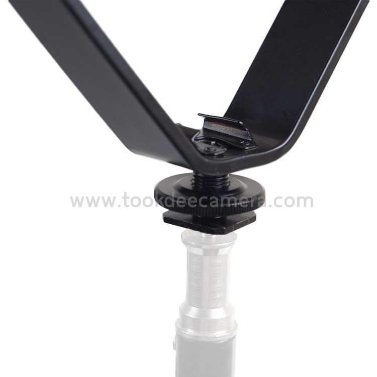 Triple Mount Hot Shoe V Mount Bracket ราคาถูก