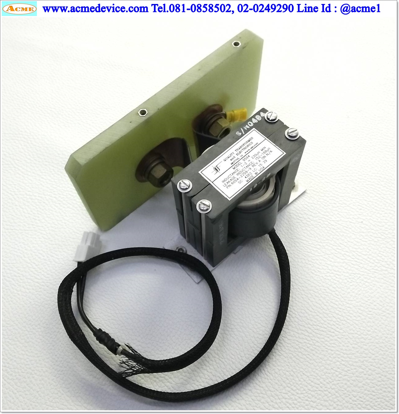 Current Transformers Quality รุ่น 9594, Inductance 230 uH, Leakage Inductance 152-188uH, Ratio 1:1