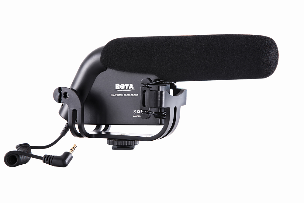 ไมโครโฟน BOYA BY-VM190 Hot Shotgun Microphone