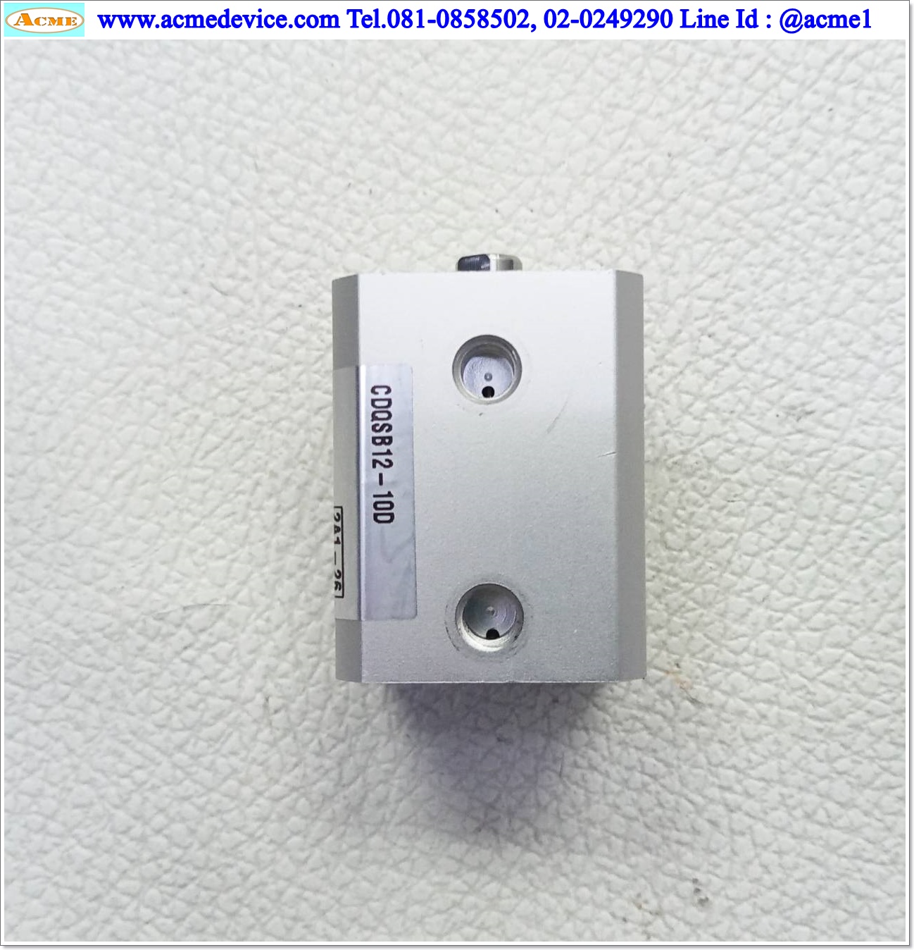 Air Cylinder SMC รุ่น CDQSB12-10D, Bore 12 mm., Stroke 10 mm.