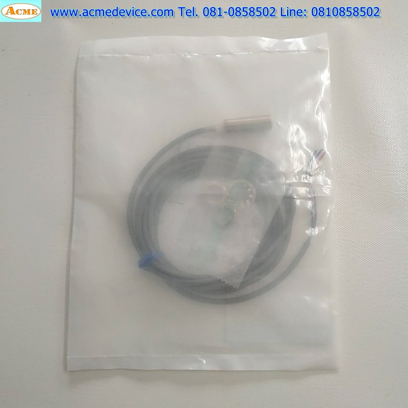 Proximity Omron รุ่น E2E-X2E1, M12, ระยะ 2mm, 3wire, NPN, NO, Shielded, Inductive
