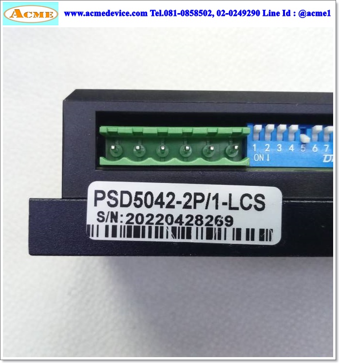Stepping Driver Motionsolution รุ่น PSD5042-2P/1-LCS & Motor PSM57HS2A81-2P, 2 Phase, 2A