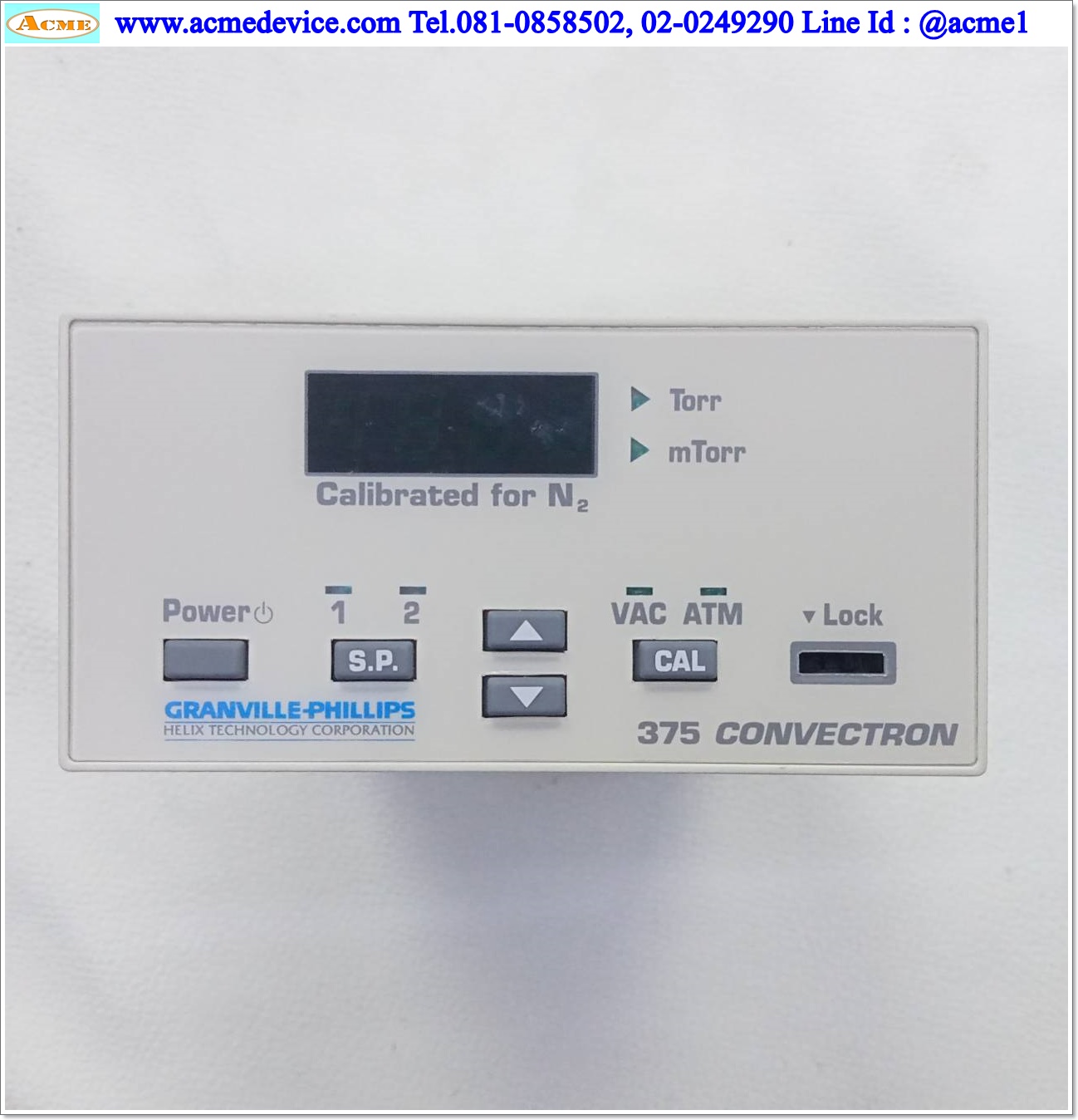 Convectron Controller Granville-Phillips รุ่น 375001-AA-T (vacuum gauge controller)