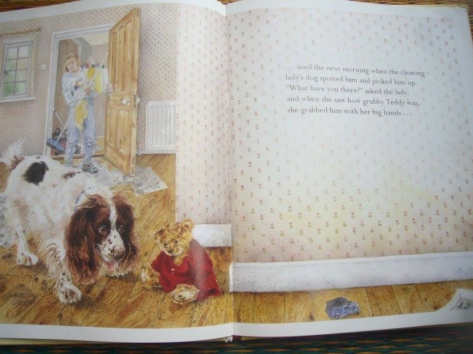 Little Teddy Left Behind by Anne Mangan ปกแข็งภาพสี ราคา 200