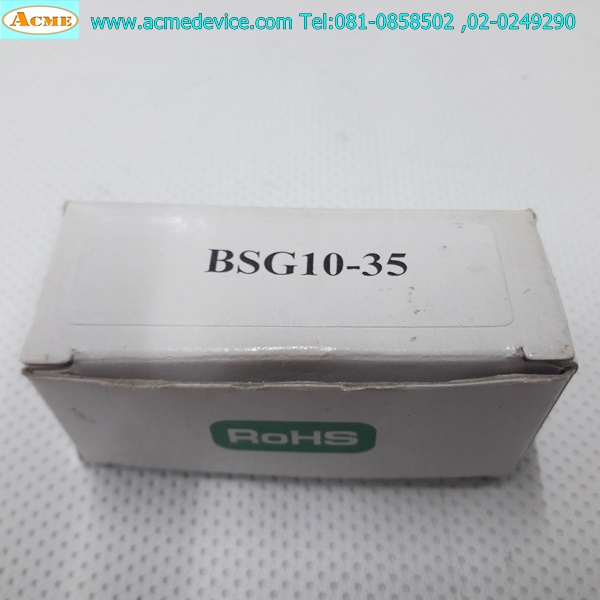 Linear Ball Slide Misumi รุ่น BSG10-35, ขนาด 10 mm.x 35 mm, Stroke 22 mm