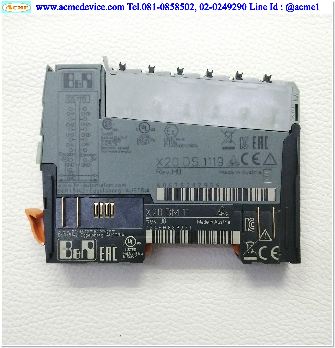 PLC B&R รุ่น X20DS1119, Digital Signal processing Module