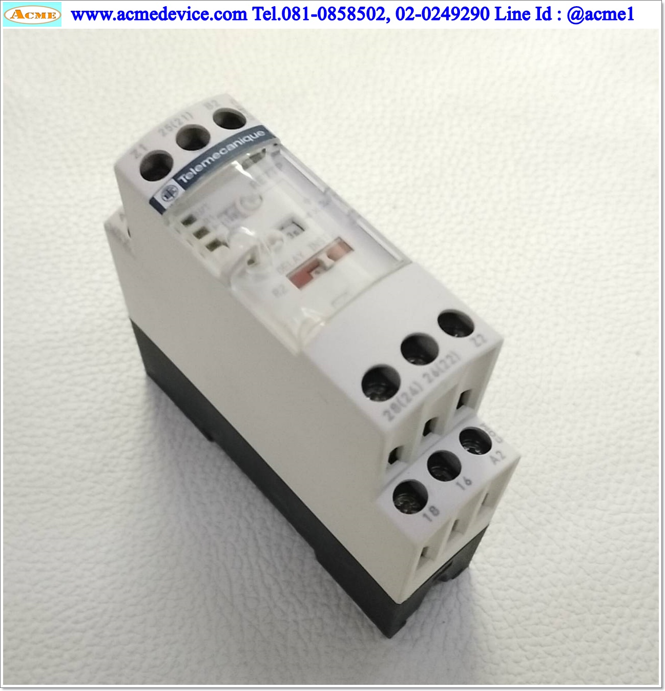 Timer Telemecanique รุ่น RE7TP13BU, 0.05s - 300h