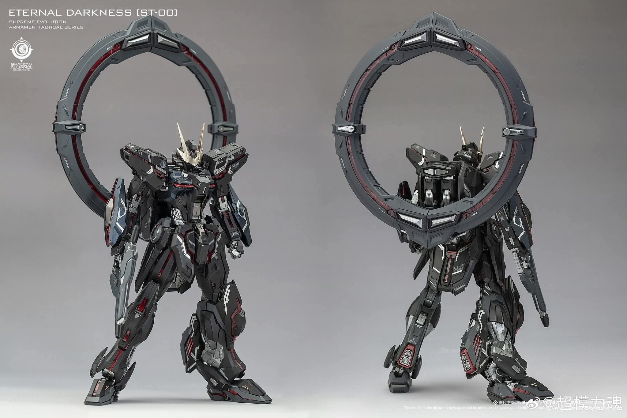 MG 1/100 ETERNAL DARKNESS แถมพาร์ทใสวงกลมสีแดง ค่าย Super Evolution Made in China