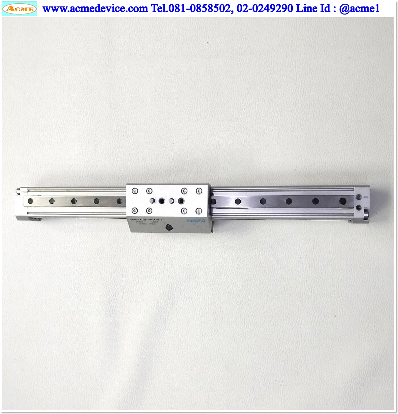 Rodless Festo รุ่น DGPL-18-225-PPV-A-KF-B, Bore 18 mm., Stroke 225 mm.
