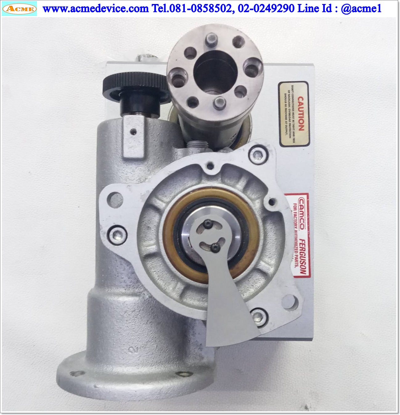 Index Gear Box Destaco รุ่น 250P2H20-330, ขนาด 160 mm x 210 mm, angle 20:180, 2 Position (เพลาขับ 14 mm, ออก 15.9 mm)