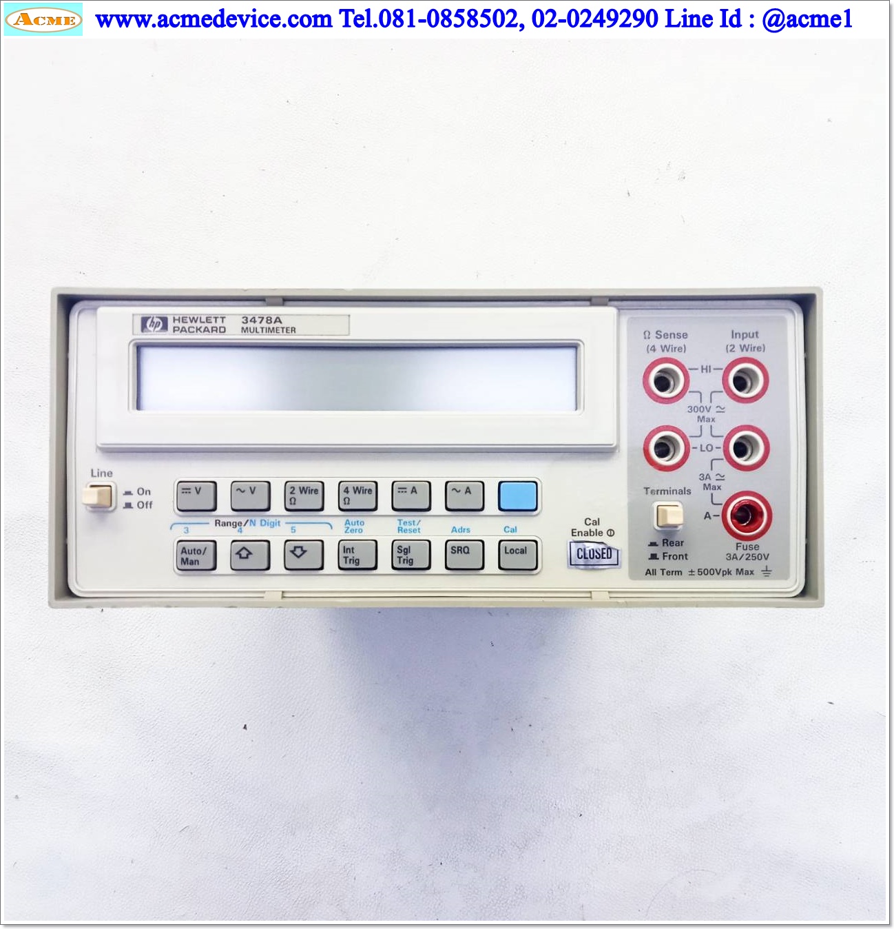 Digital Multimeter HP รุ่น 3478A, 100-240V
