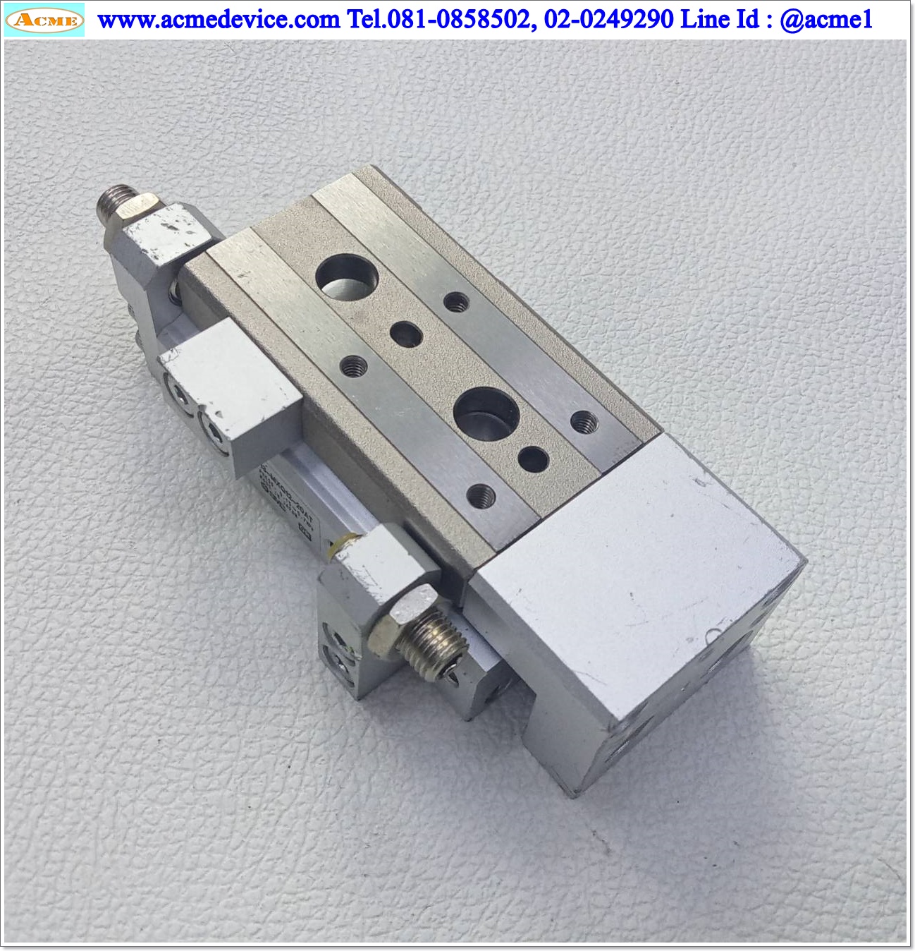Guide Cylinder SMC รุ่น 13-MXQ12-20AT, Bore 12 mm., Stroke 20 mm.