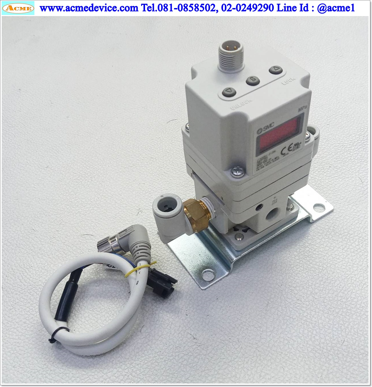 Regulator SMC รุ่น ITV2051-212BL, 5 to 900 kPa, Voltage Input signal 0-5Vdc