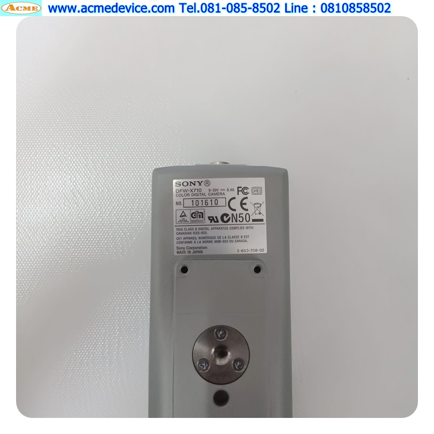 Camera Sony รุ่น DFW-X710 , 8-30v , 0.4A