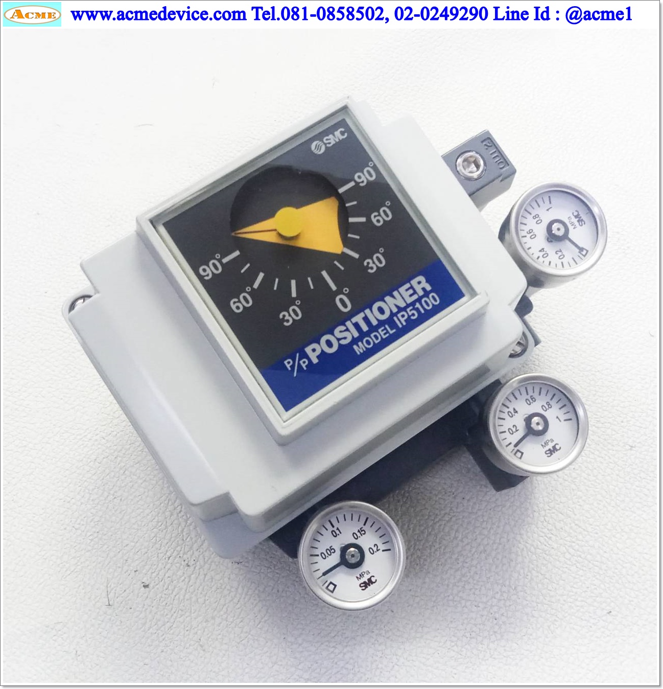 Pneumatic Positioner SMC รุ่น IP5000/5100, 0.14-0.7 MPa