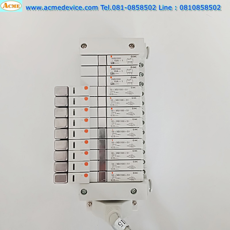 Solenoid Valve SMC รุ่น 10-VQ1100-51 (9) + VVQ1000-10A-1