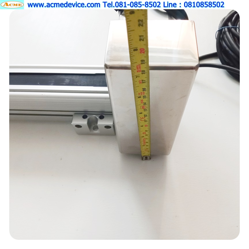 Servo Drive Yaskawa รุ่น SGDV-1R6A01B002000 + SGMJV-02ADL21, 200W & PGX62-H-5ชุดแกนสำเร็จรูป TPC, ขนาด 60 mm. x 1230 mm. x 185 mm., Stroke 963 mm