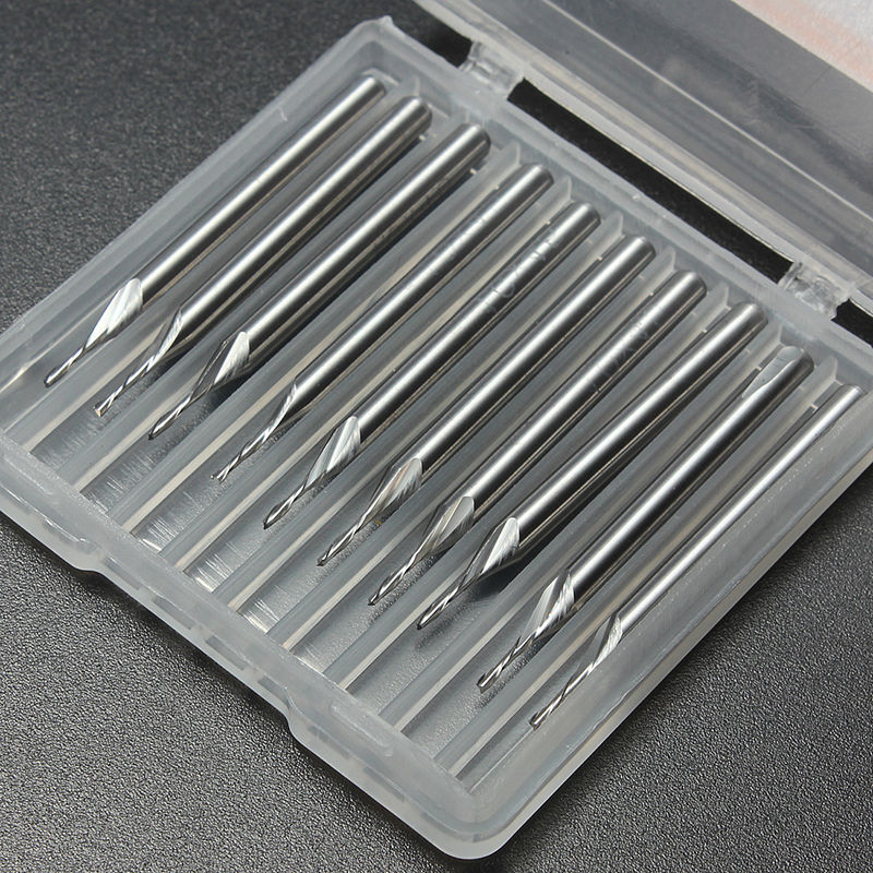 CNC End Mill คาร์ไบด์ ขนาด1/8 '' 2 ฟัน 1mm