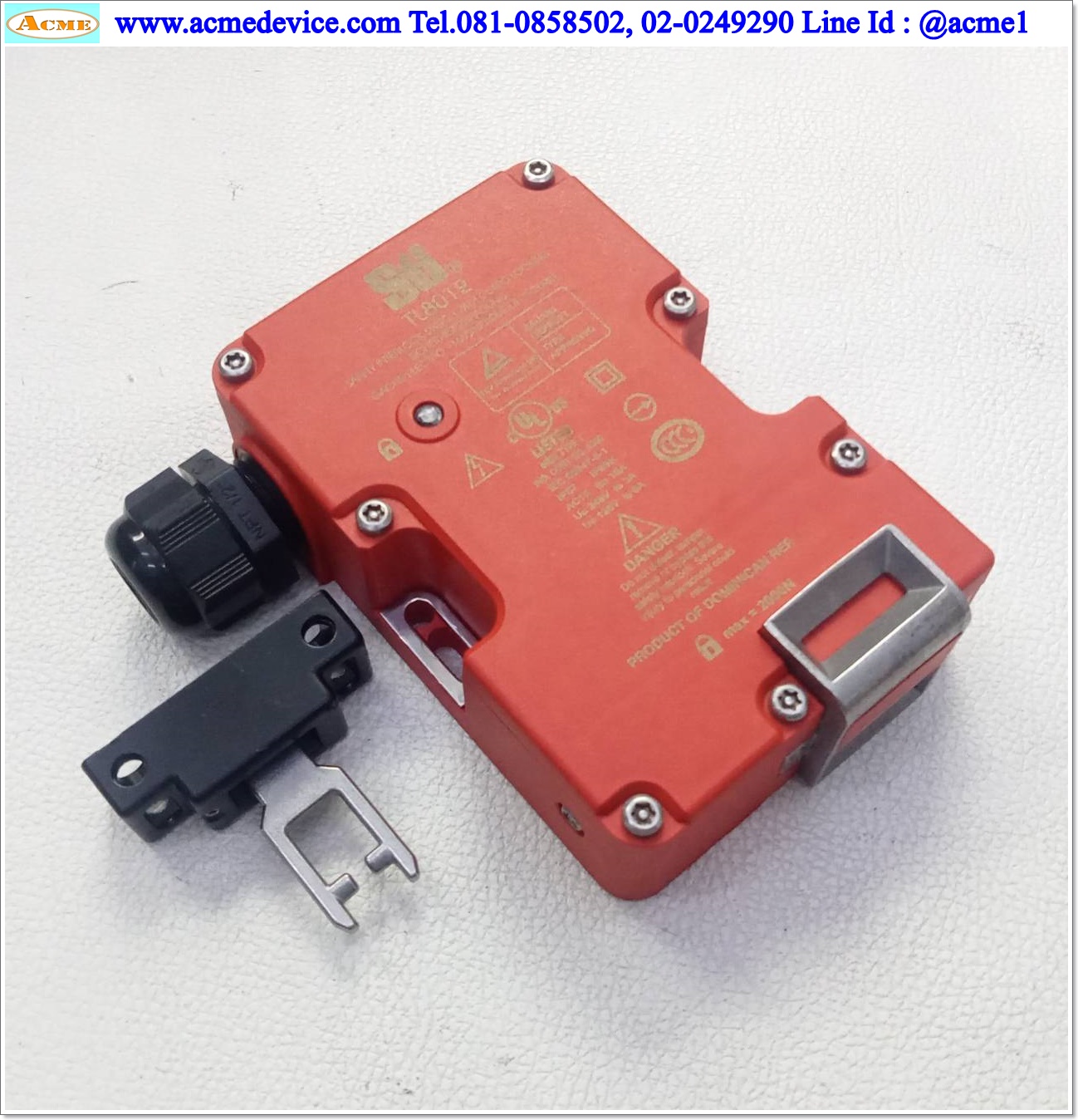 Safety switch Omron รุ่น TL8012, TL8012-S2024FM, 24V AC/DC, 3NC, 2NO