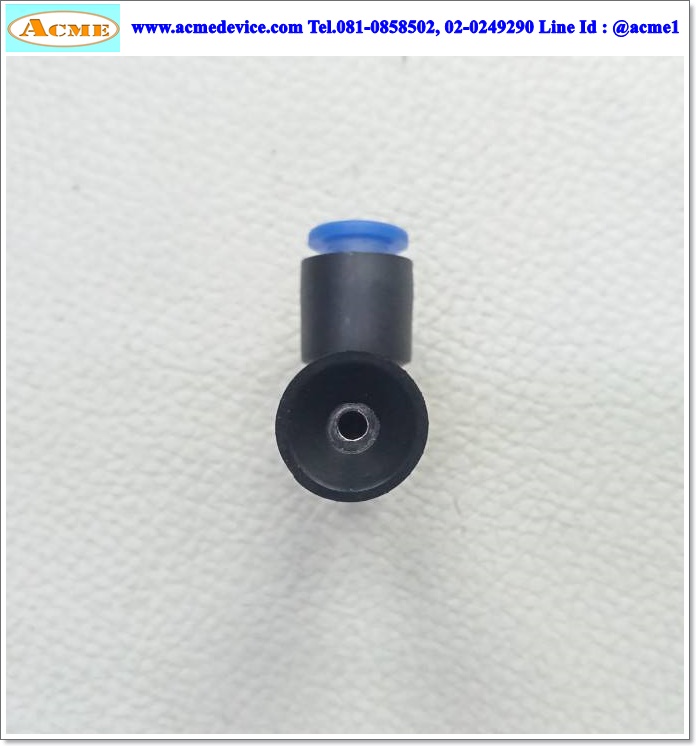 Vacuum Pad รุ่น ZPR10UN-06-B5, Pad dia 10mm, Port size 6mm