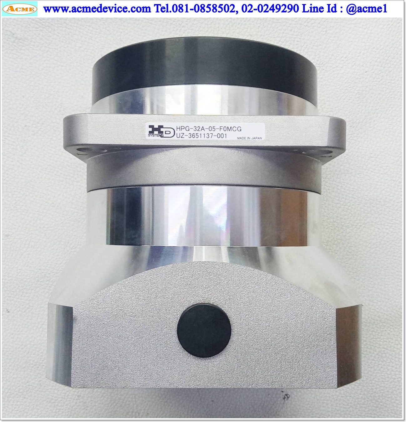 Gear Head Harmonic รุ่น HPG-32A-05-F0MCG, Ratio 5:1, (เพลาเข้า 19mm), output shaft, for 750W