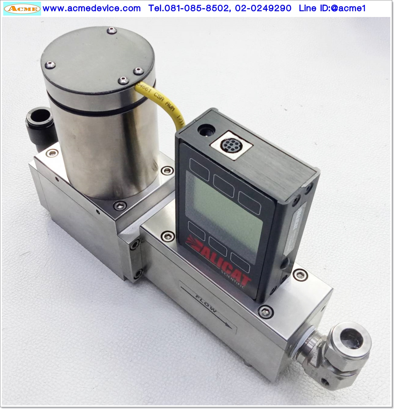 Flow Controller Alicat รุ่น MCR-250SLPM-D/5M, 5IN, 250 SLPM, 24V