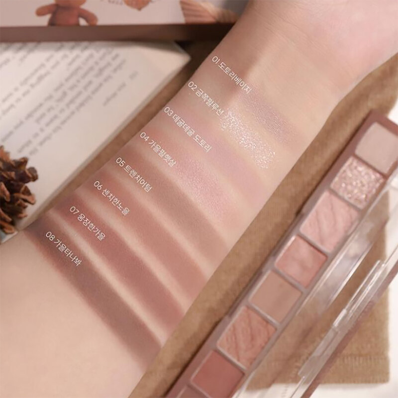 พาเลทอายแชโดว์เพริเพร่า Peripera Eyeshadow Fall in Acorn Palette