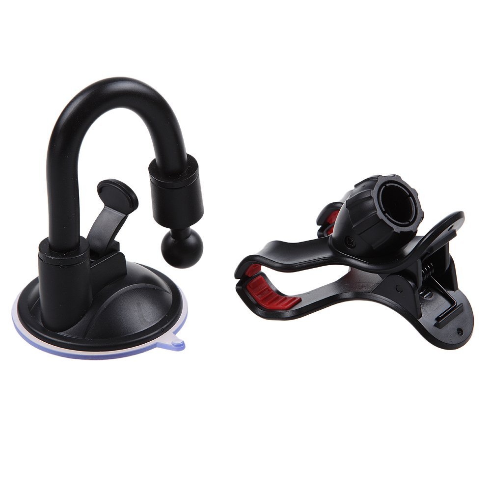 ที่หนีบ/จับ มือถือในรถ แบบดูดติดกระจกรถยนต์ (สีดำ) คุณภาพเยี่ยม