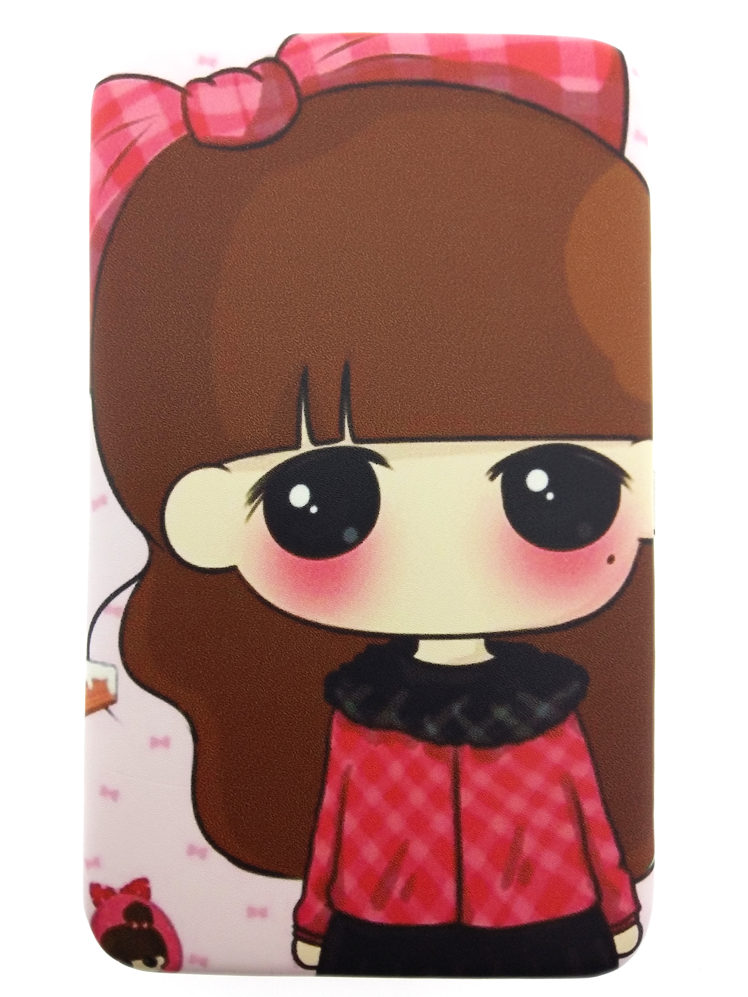 กระเป๋าใส่มือถือสมาร์ทโฟนและของเอนกประสงค์ ลายเด็กผู้หญิง (ขนาด 11x19ซม.)