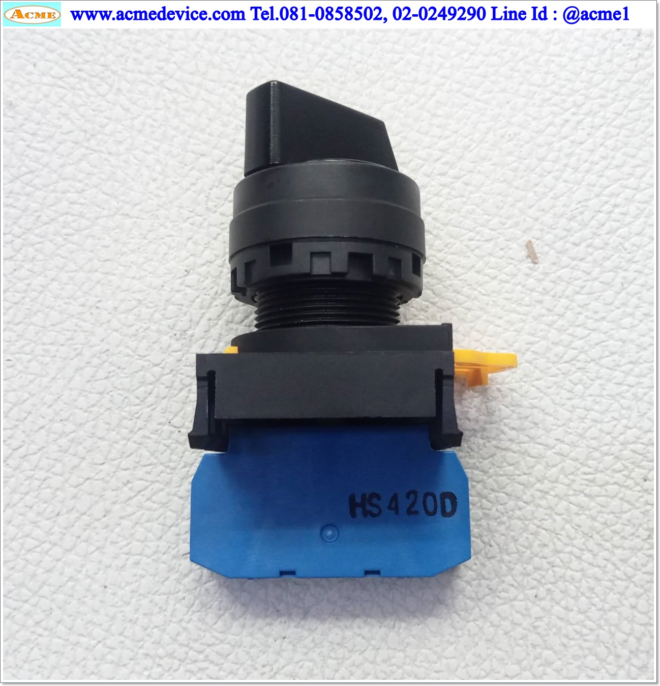 Selector Switch Idec รุ่น YW1S-2E10, 2 ทาง, 1NO
