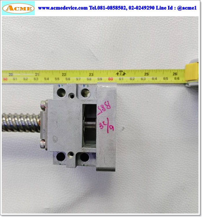 Ball Screw ??? รุ่น ???, ขนาดเพลา 16 x 605 mm., Stroke 475 mm., Pit 20 mm.