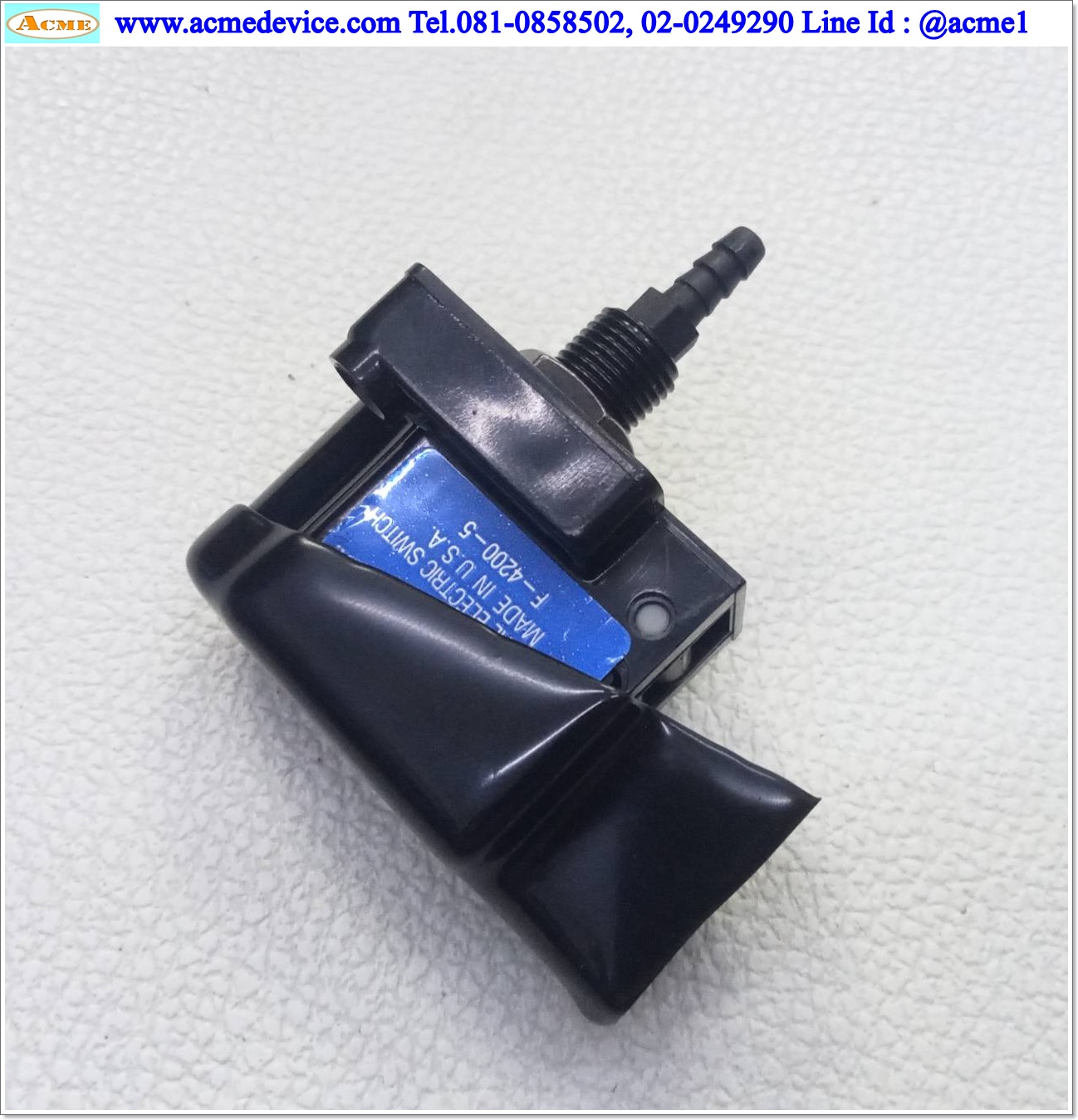 Pressure Switch Airtrol รุ่น F-4200-5, Range 0.5 to 5 PSI, Current rating 10A