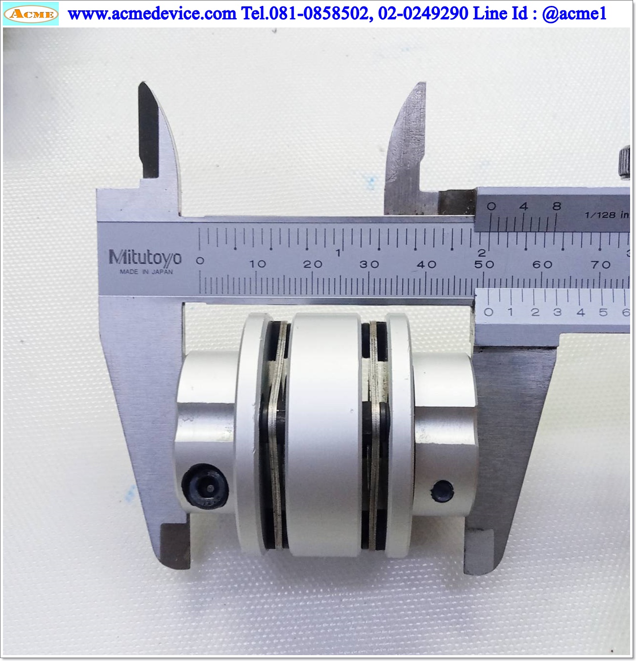 Coupling ขนาด ID 9/15mm, OD 44mm, L 50mm, Disc Coupling