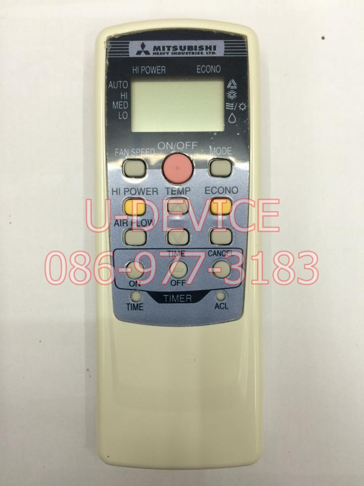 รีโมทแอร์ Mitsubishi รุ่น A411 ตัวแท้