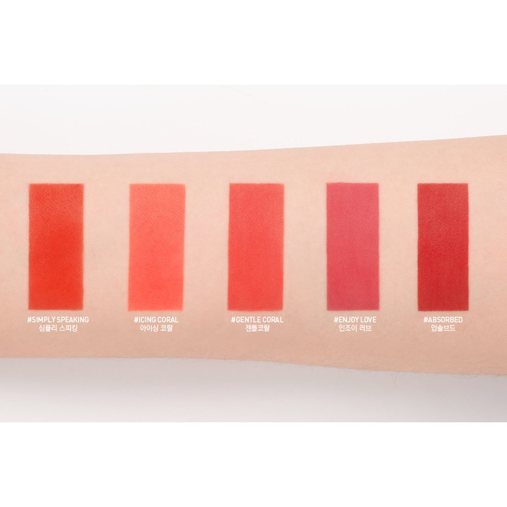 ลิปเนื้อเวลเวตแมท 3CE Velvet Lip Tint สีGentle Coral