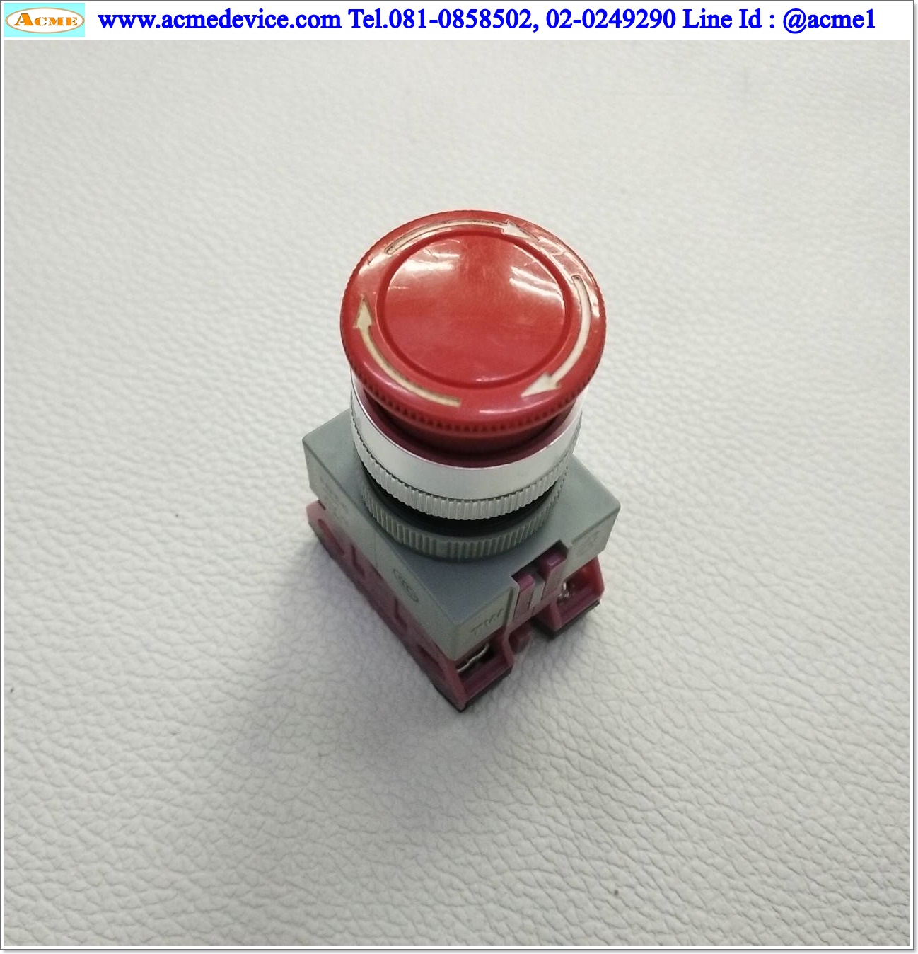 Emergency Switch Idec รุ่น AVW402-R, 2NC