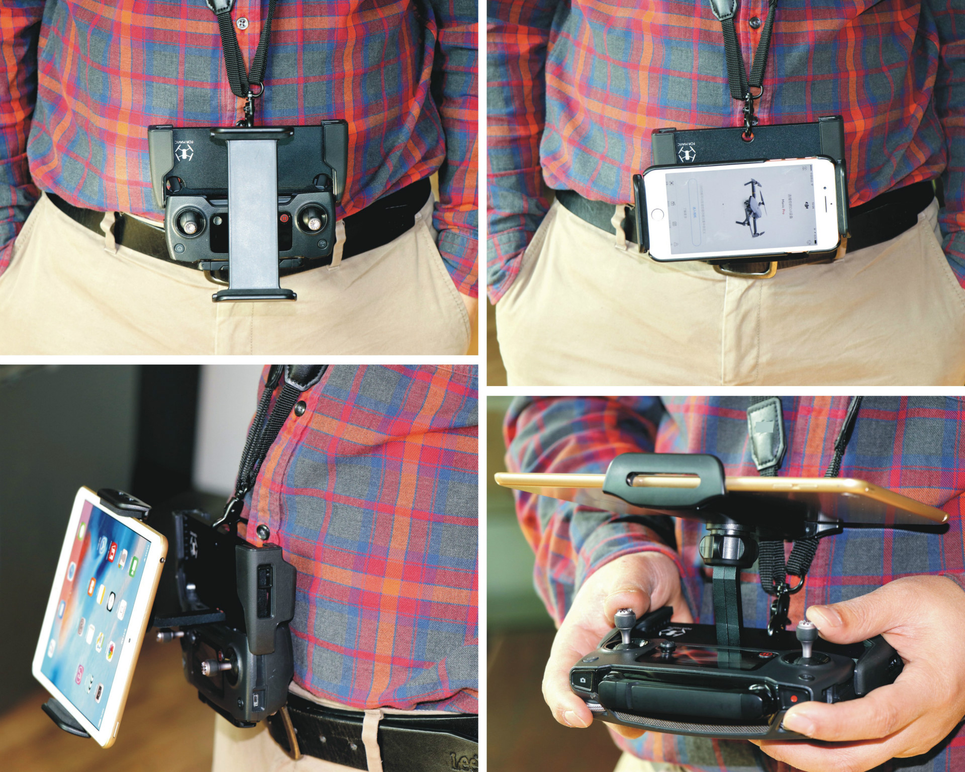 ตัวหนีบไอแพด (Pad holder) สำหรับรีโมท Dji mavic pro,spark