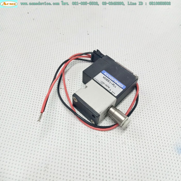 Vacuum Valve Koganei รุ่น V030E1-PLL, -100-0 kPa, 24Vdc