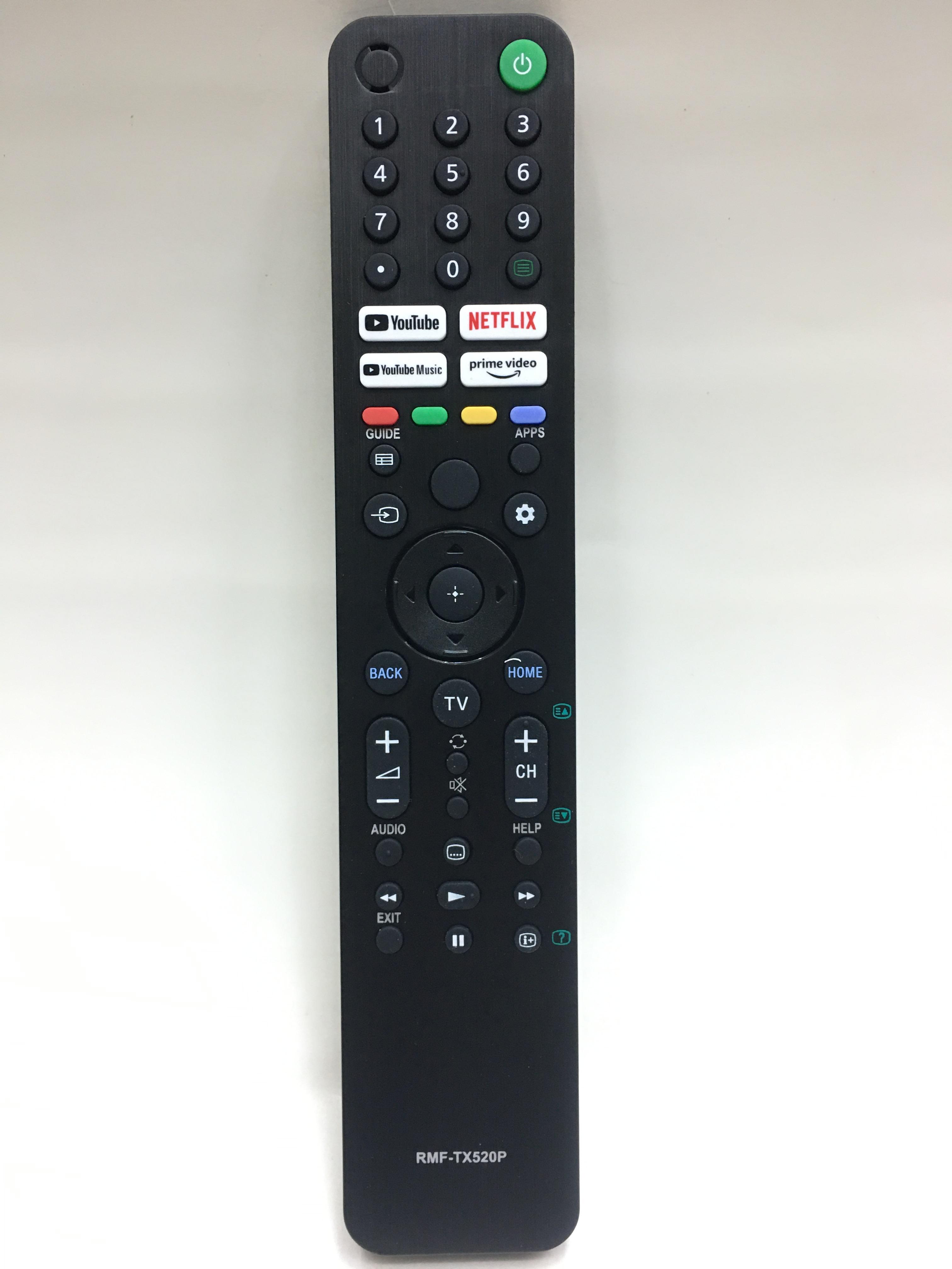 รีโมทสมาร์ททีวี โซนี่ Sony รุ่น TX520P (YouTube / Netflix / Prime)