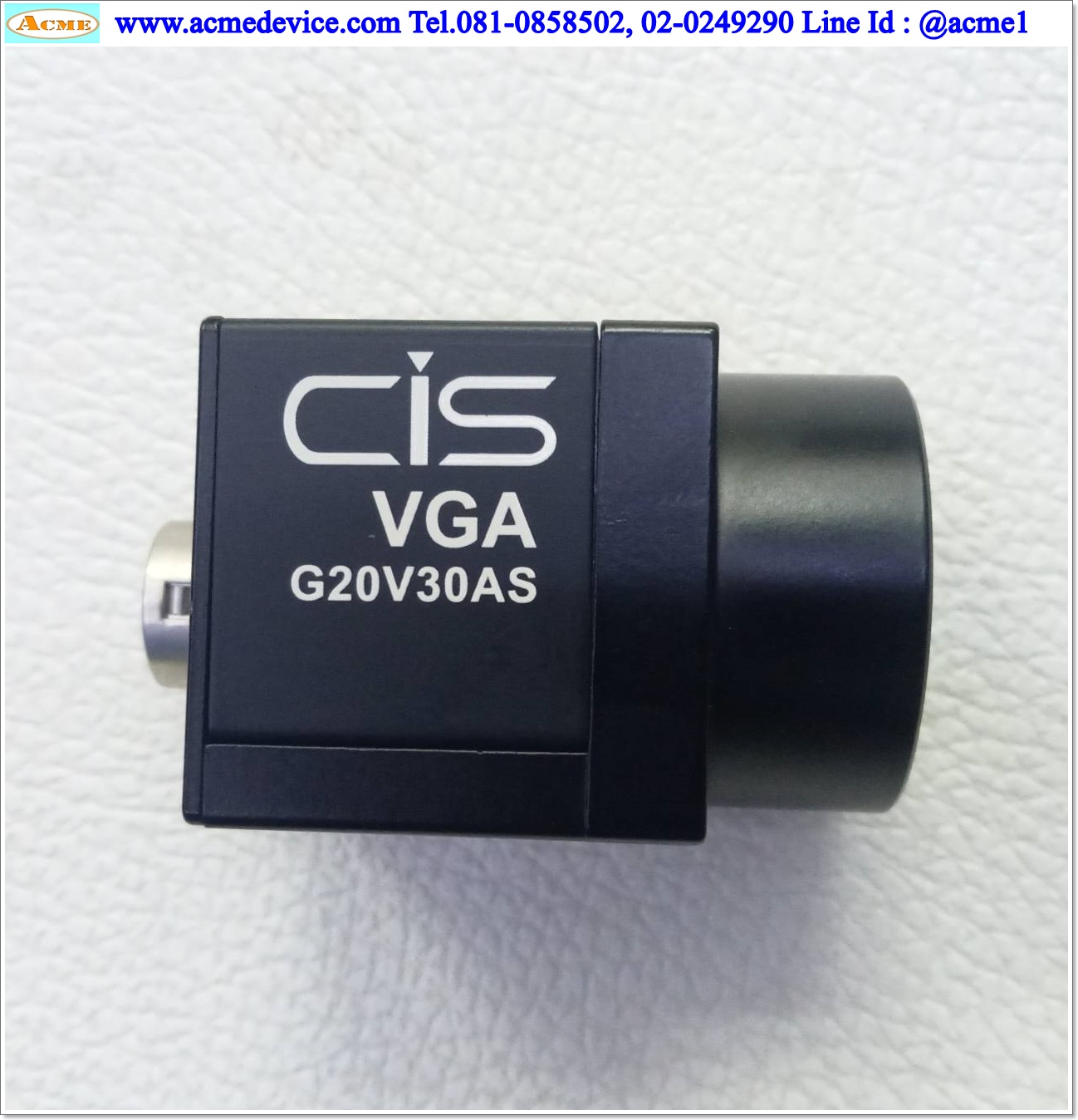 Camera CIS รุ่น VCC-G20V30AS, Pixel 659(H) x 494 (V), VS output 1.0V (p-p), C-mount