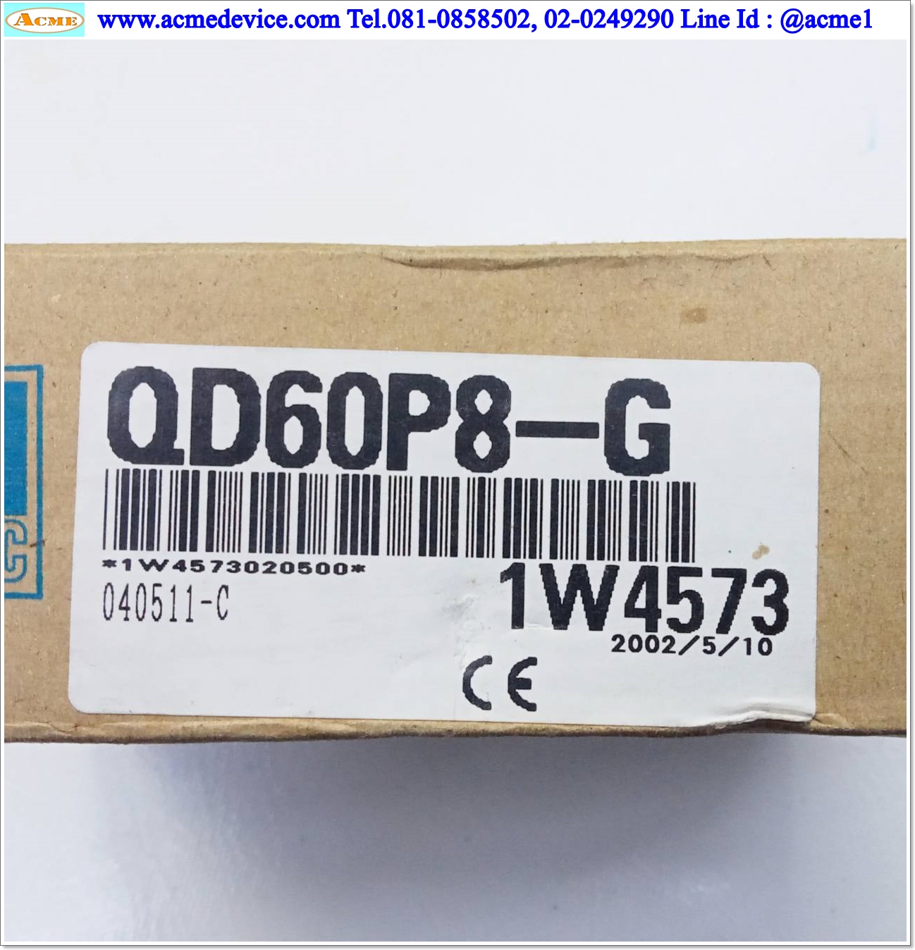 PLC MITSUBISHI รุ่น QD60P8-G, Isolated Pulse Input Module